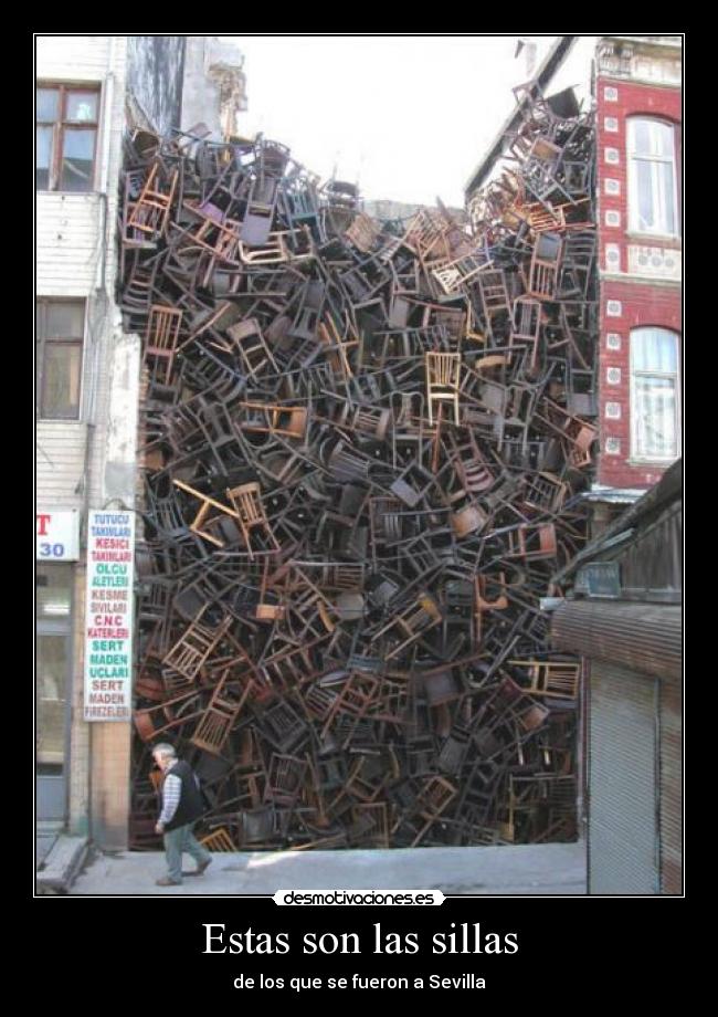 Estas son las sillas -