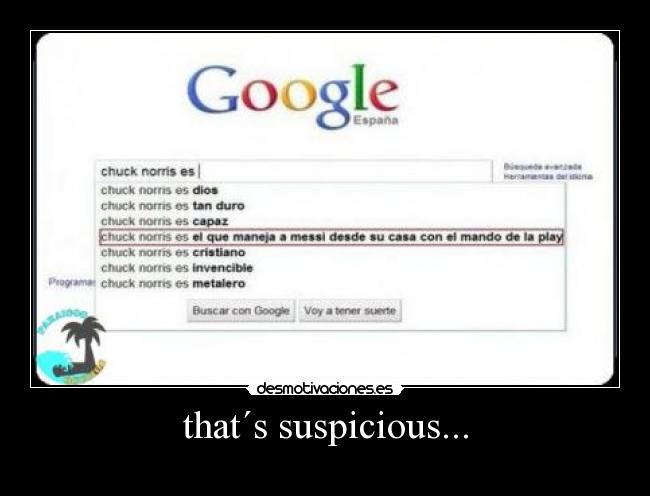 that´s suspicious... -