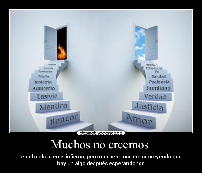 Muchos no creemos -