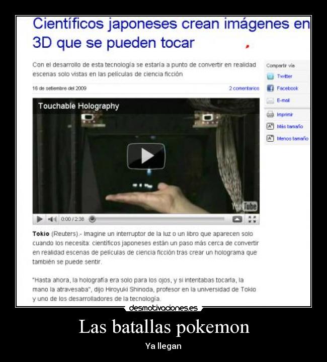 Las batallas pokemon - 