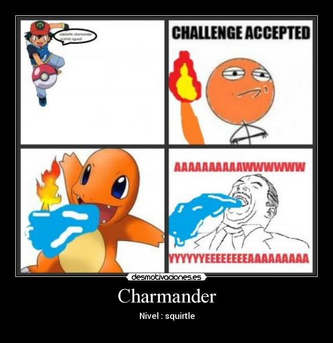 Charmander - Nivel : squirtle