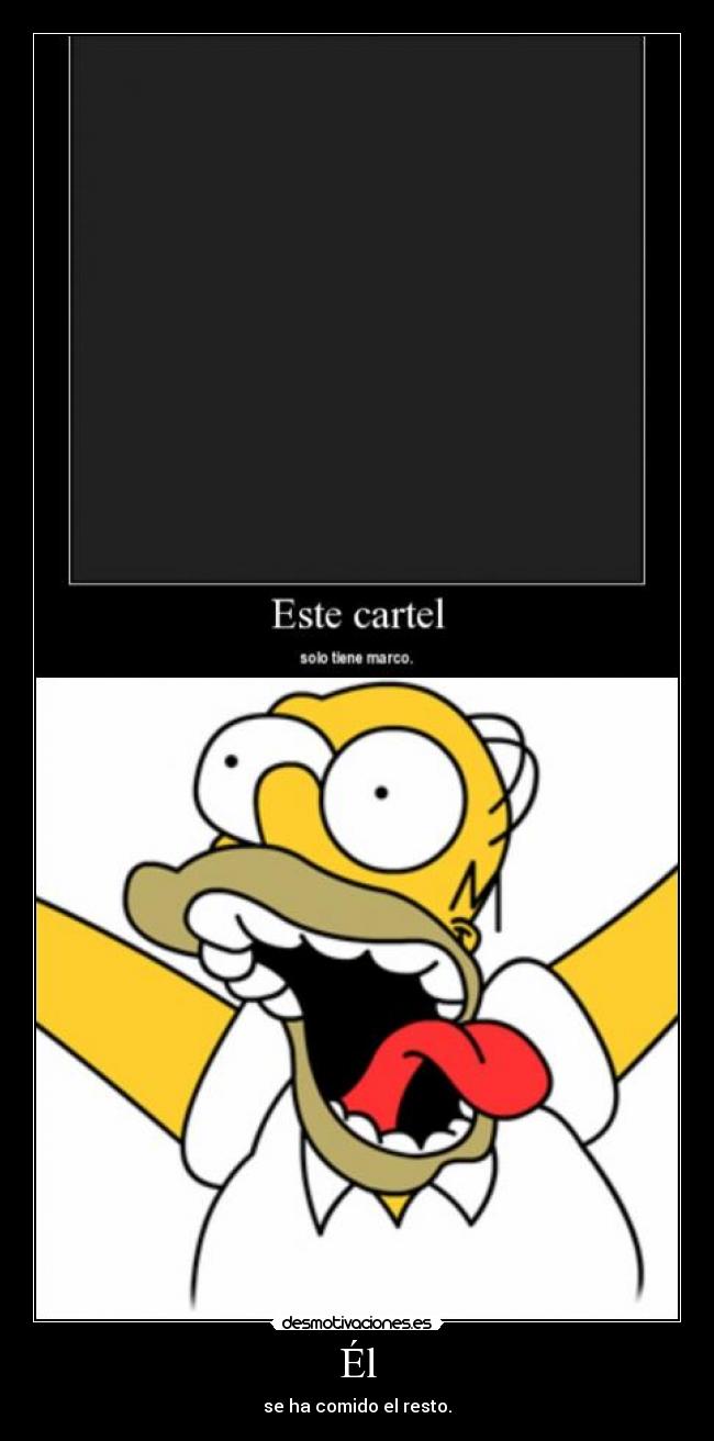 carteles homero desmotivaciones