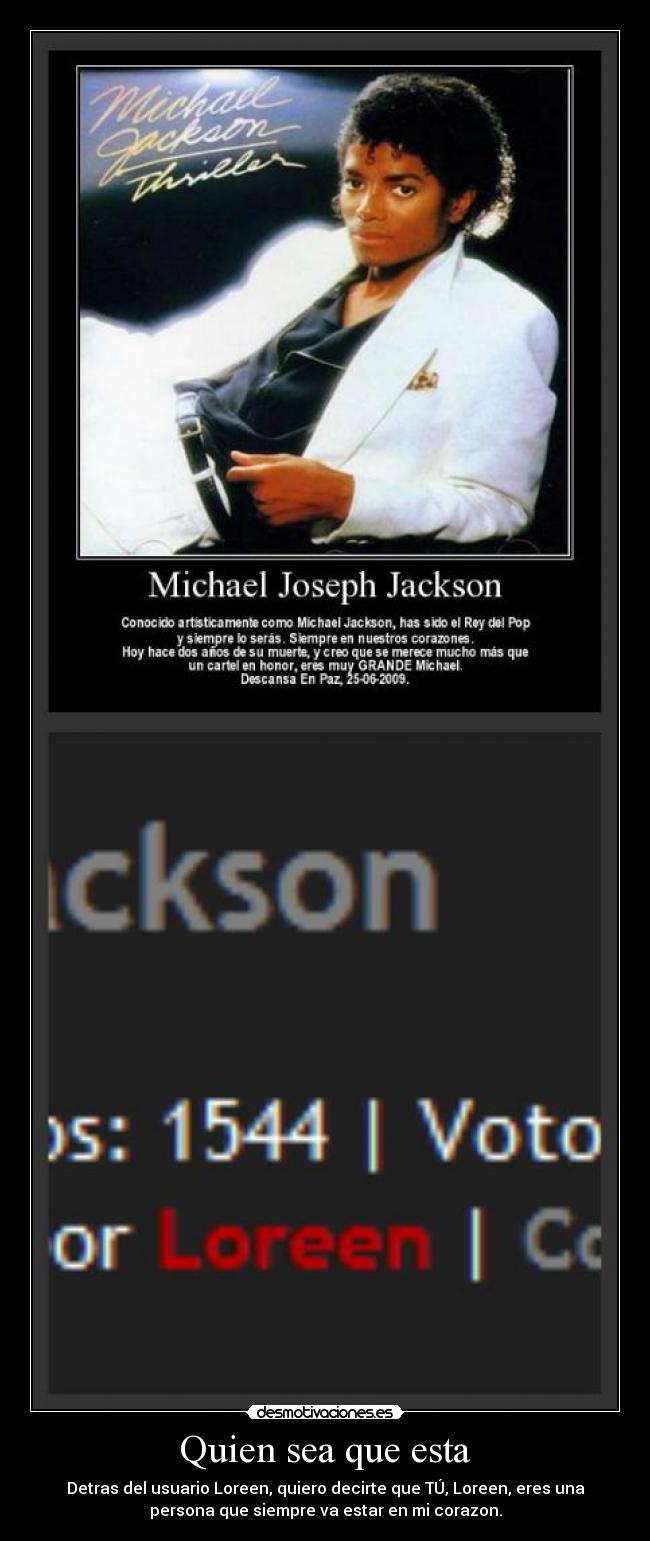 Quien sea que esta -