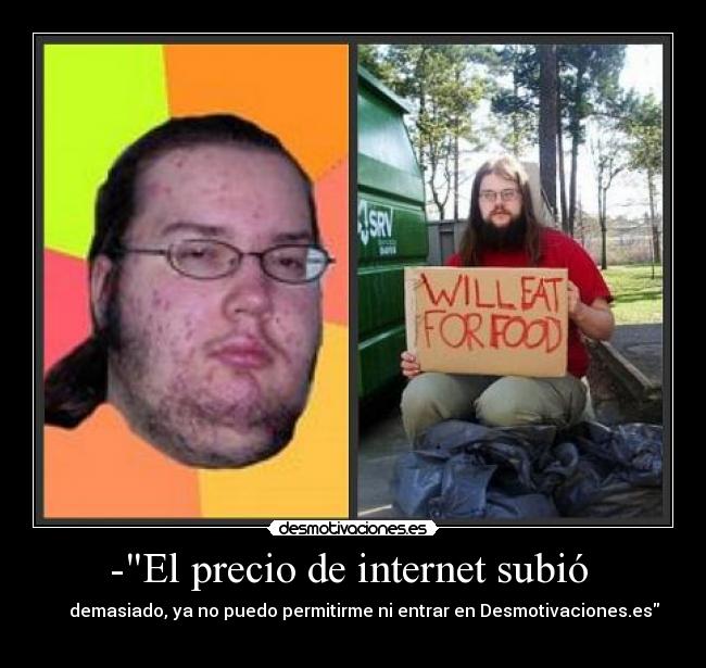 -El precio de internet subió  - 
