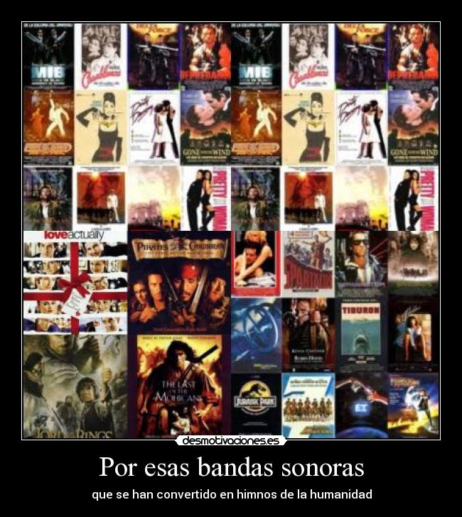 Por esas bandas sonoras -