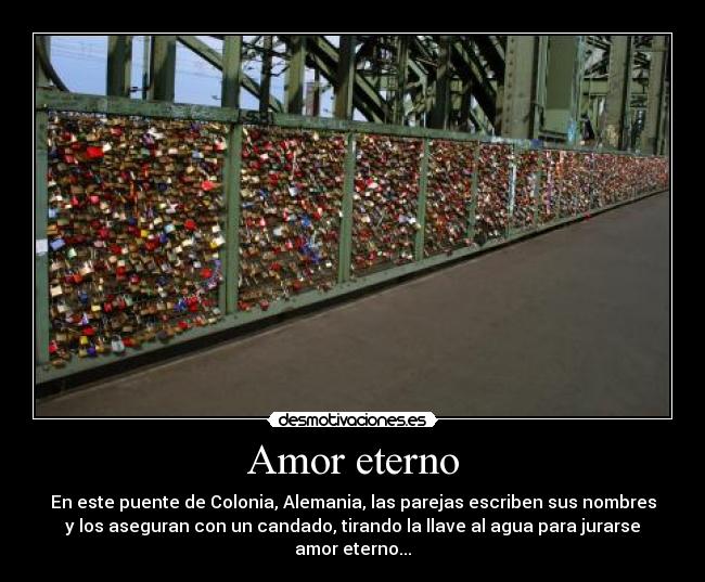 carteles amor amor eterno alemania colonia parejas desmotivaciones