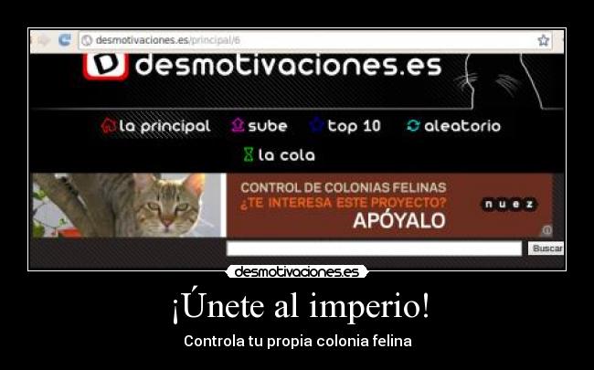 ¡Únete al imperio! -