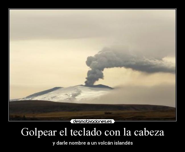 Golpear el teclado con la cabeza -