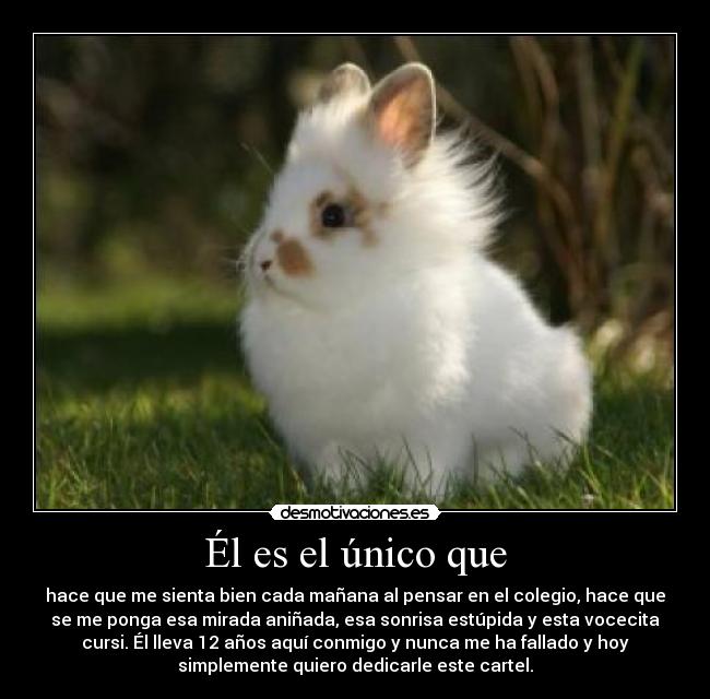 Él es el único que -