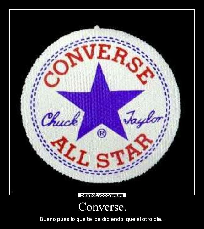 Converse. - 
