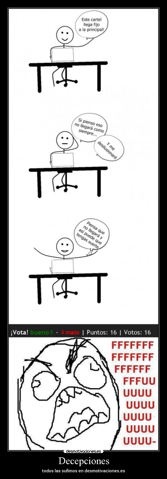 Decepciones - todos las sufimos en desmotivaciones.es