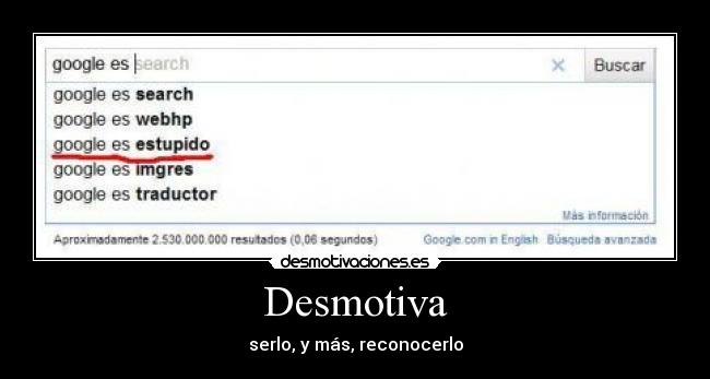 Desmotiva - serlo, y más, reconocerlo