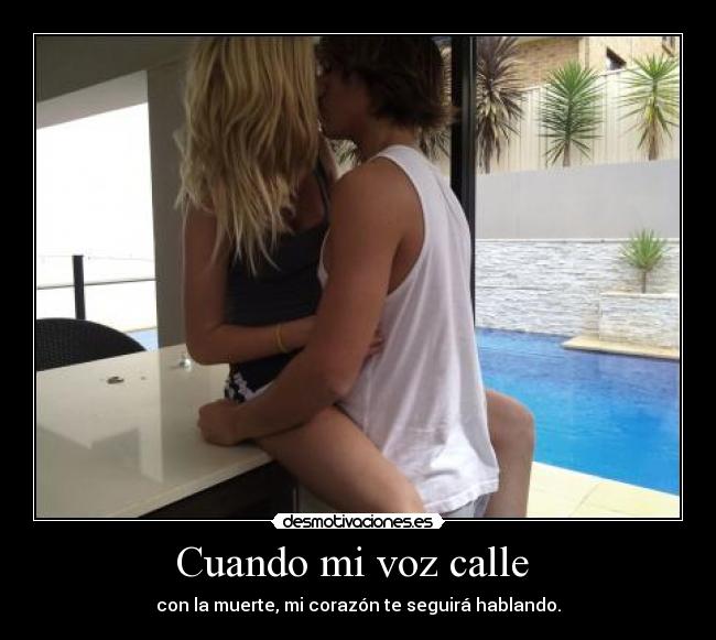 Cuando mi voz calle -