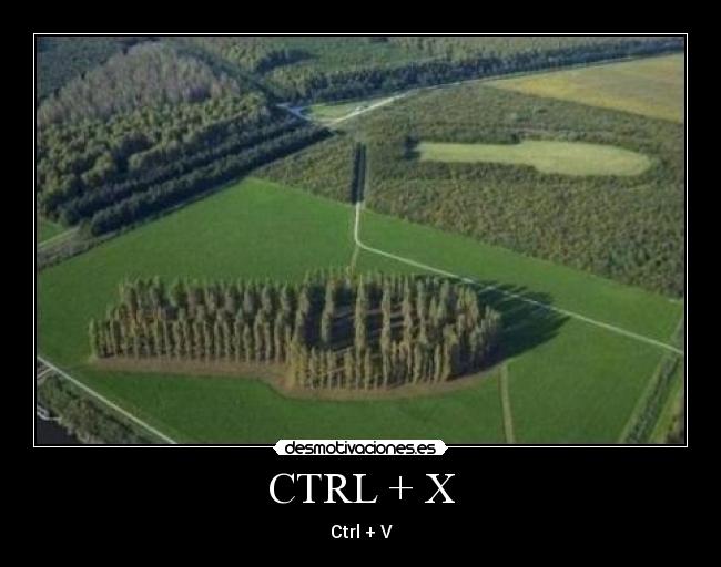 CTRL + X -