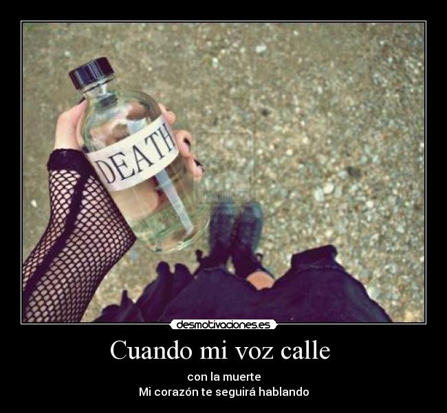 Cuando mi voz calle -