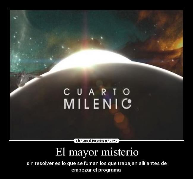El mayor misterio -