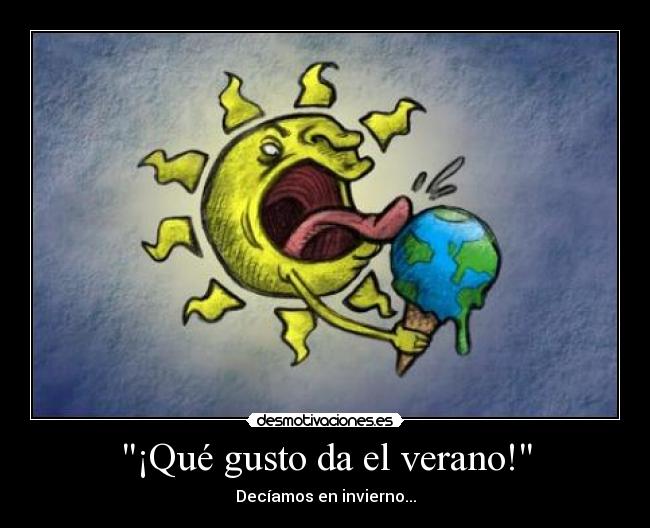 ¡Qué gusto da el verano! -