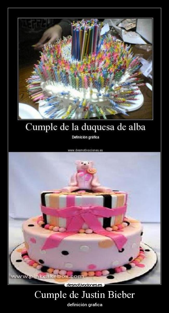 Cumple de Justin Bieber - definición grafica