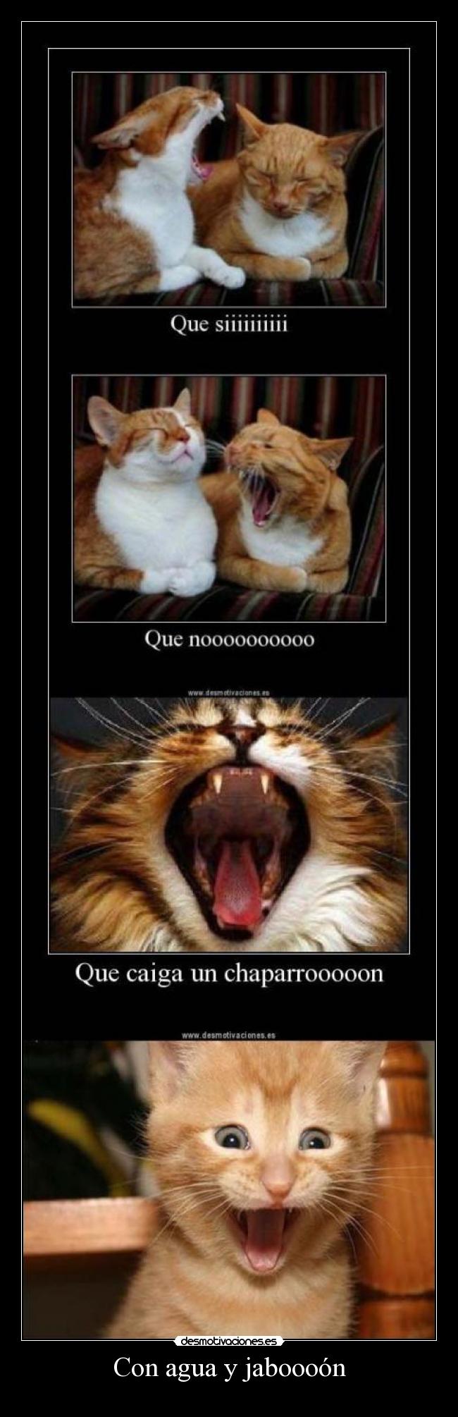 Con agua y jaboooón - 