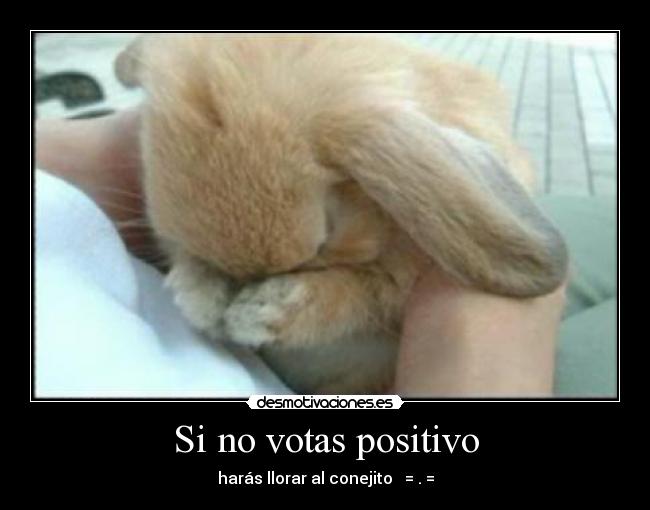 Si no votas positivo - 