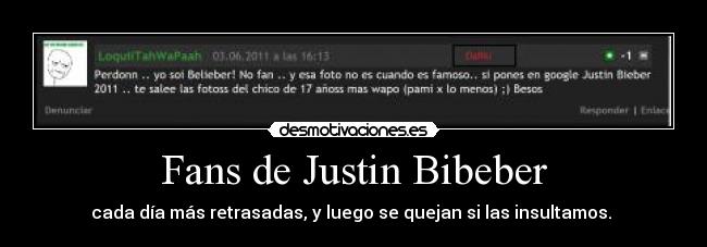 Fans de Justin Bibeber - 