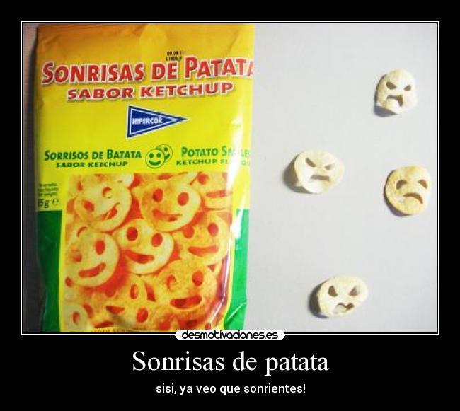 Sonrisas de patata -
