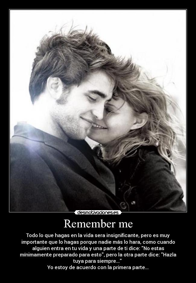 Remember me - 