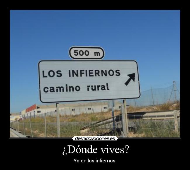 ¿Dónde vives? - 