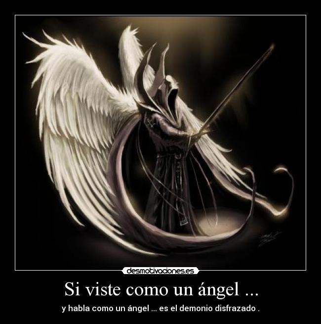 Si viste como un ángel ... - 