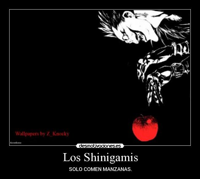 carteles shinigami desmotivaciones