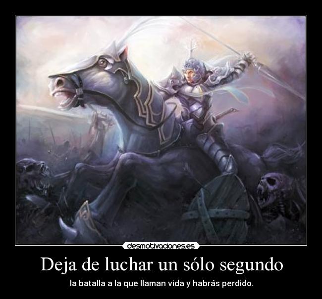 carteles batalla vida luchar perder desmotivaciones