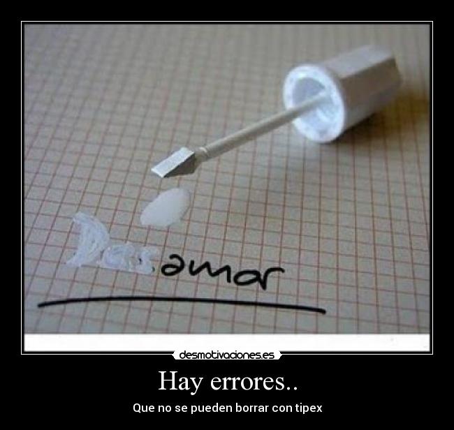 Hay errores.. - 