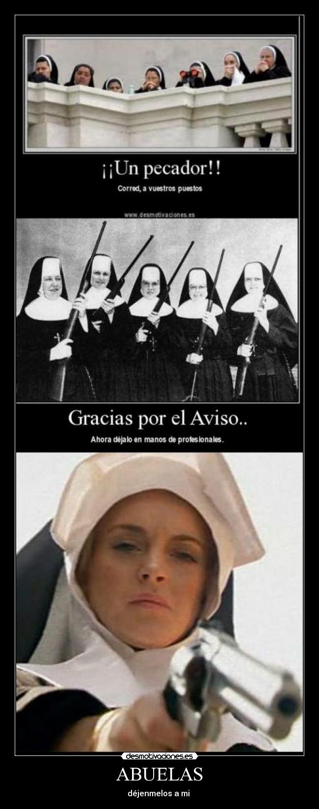 carteles monjas desmotivaciones