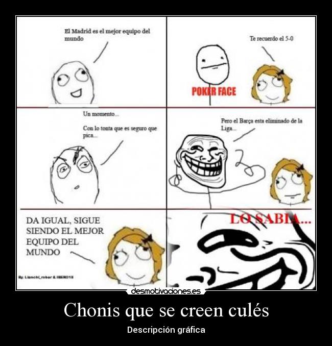 Chonis que se creen culés - 