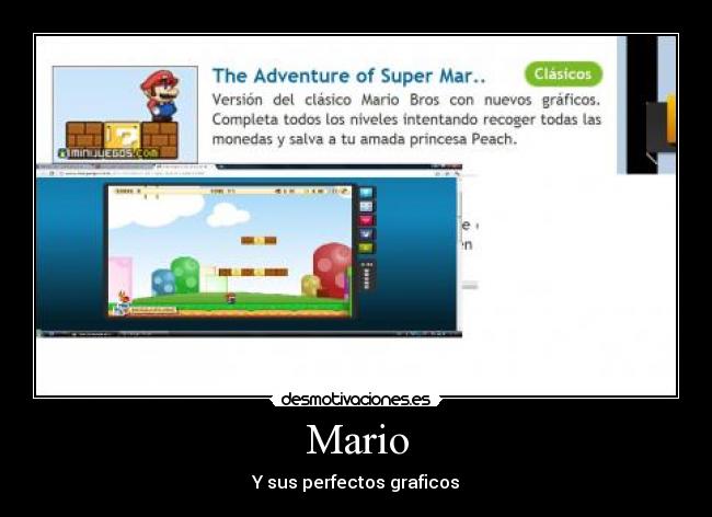 Mario - Y sus perfectos graficos