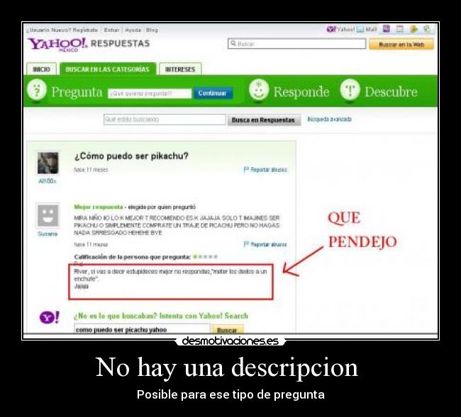carteles yahoo respuestas tontos imbeciles desmotivaciones