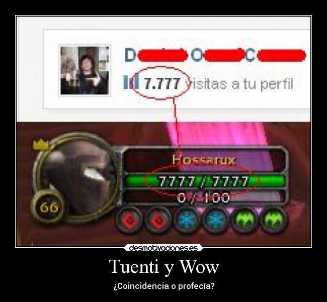 Tuenti y Wow - ¿Coincidencia o profecía?