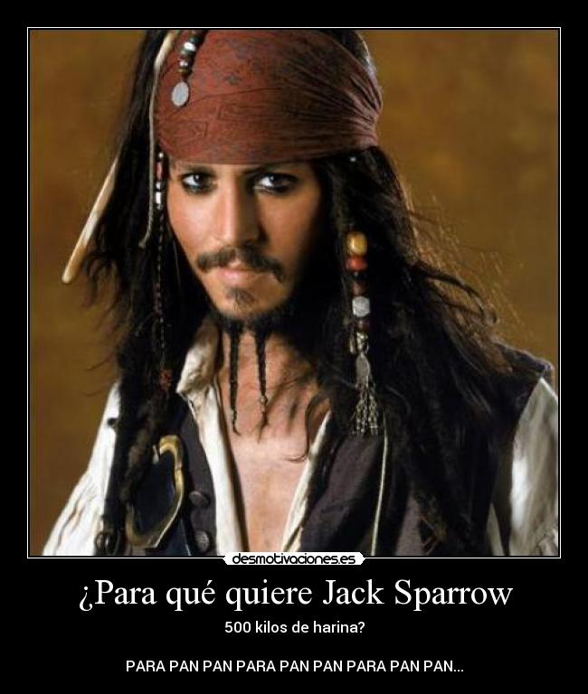 ¿Para qué quiere Jack Sparrow - 