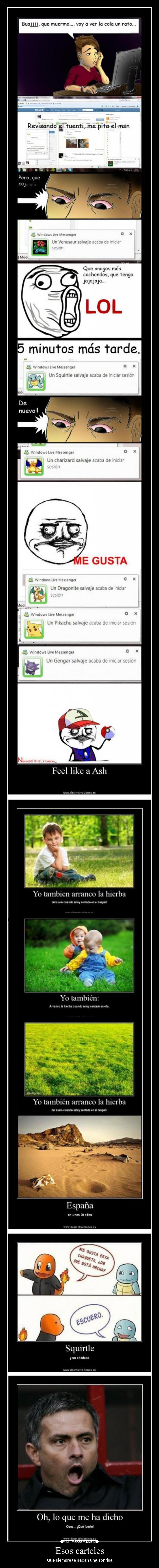 Esos carteles - Que siempre te sacan una sonrisa