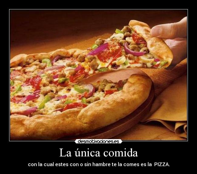 La única comida - 