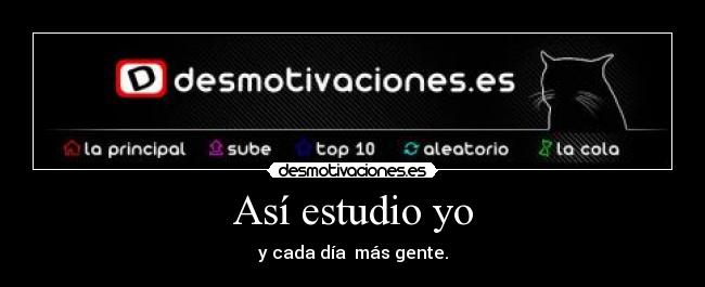 Así estudio yo -