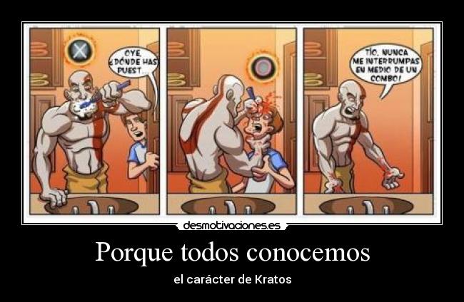 Porque todos conocemos - el carácter de Kratos