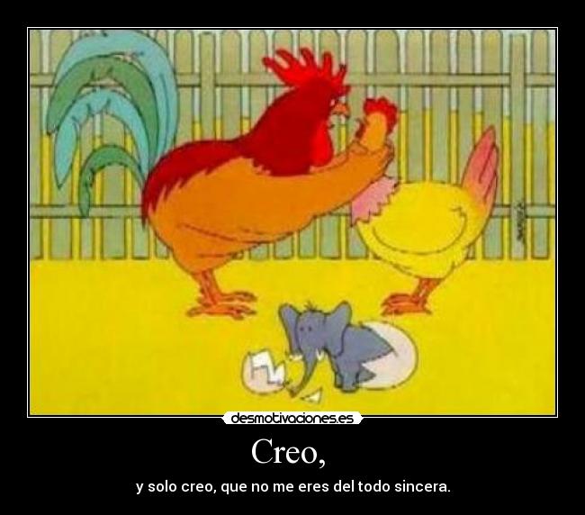 Creo, -