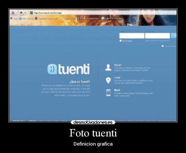 Foto tuenti - Definicion grafica