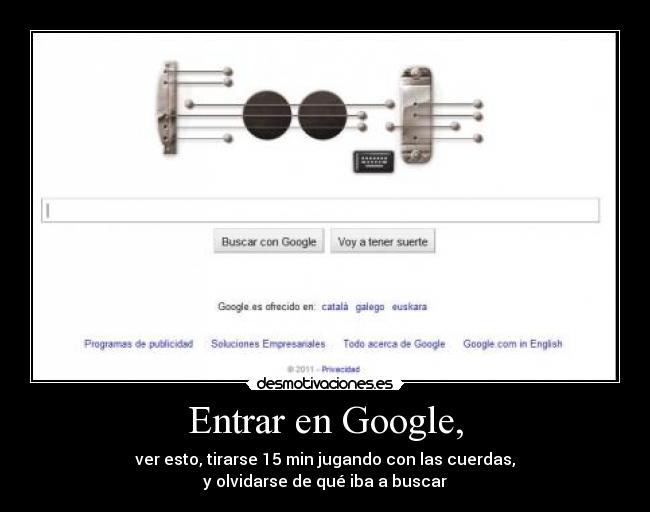 Entrar en Google, - 