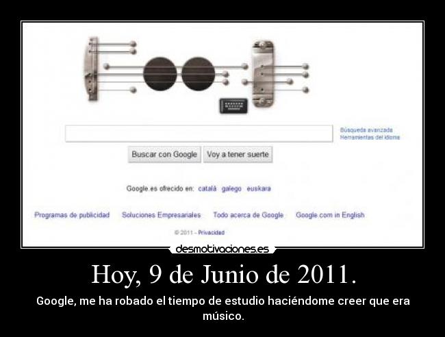 Hoy, 9 de Junio de 2011. -