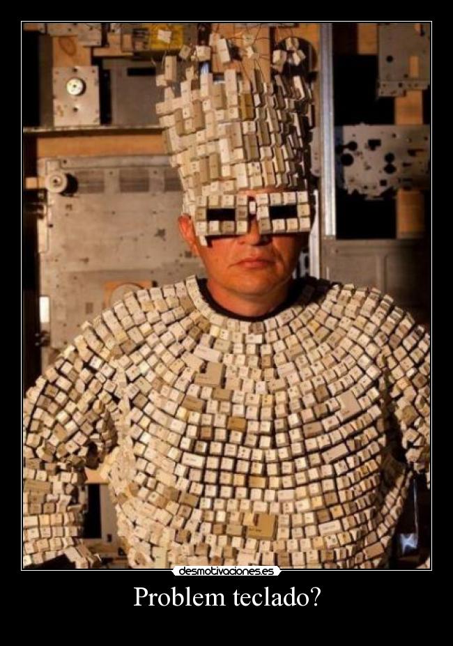 carteles problem teclado desmotivaciones