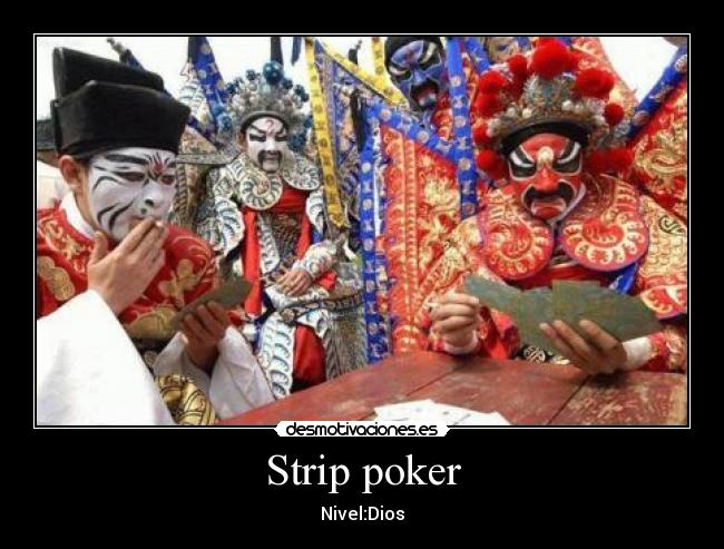 Strip poker -