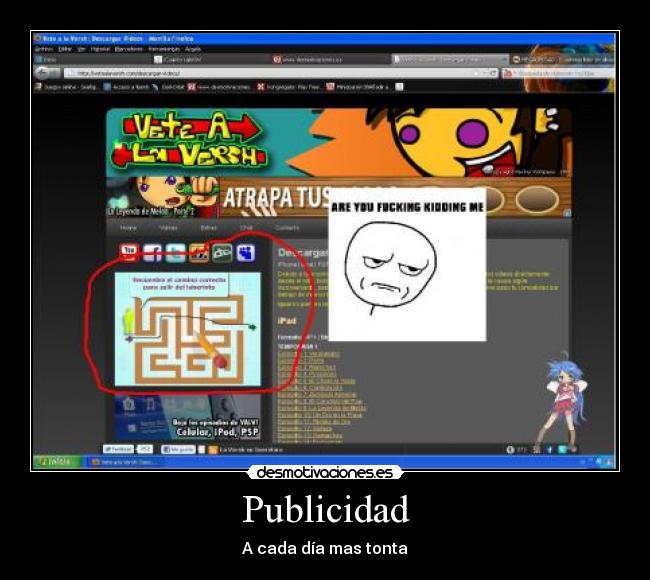 Publicidad - A cada día mas tonta