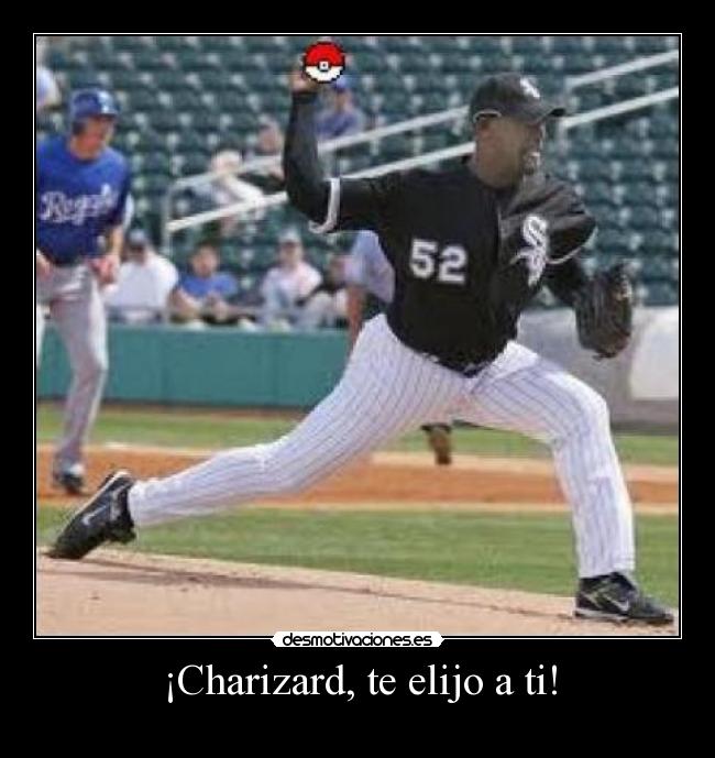 ¡Charizard, te elijo a ti! -